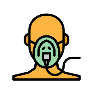 image of a person wearing an oxygen mask