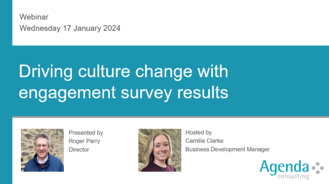 webinar slide Agenda Consulting Culture change